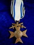 Крест "За военные заслуги" 3-кл. с мечами.Бавария