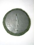Знак военного водителя в серебре.